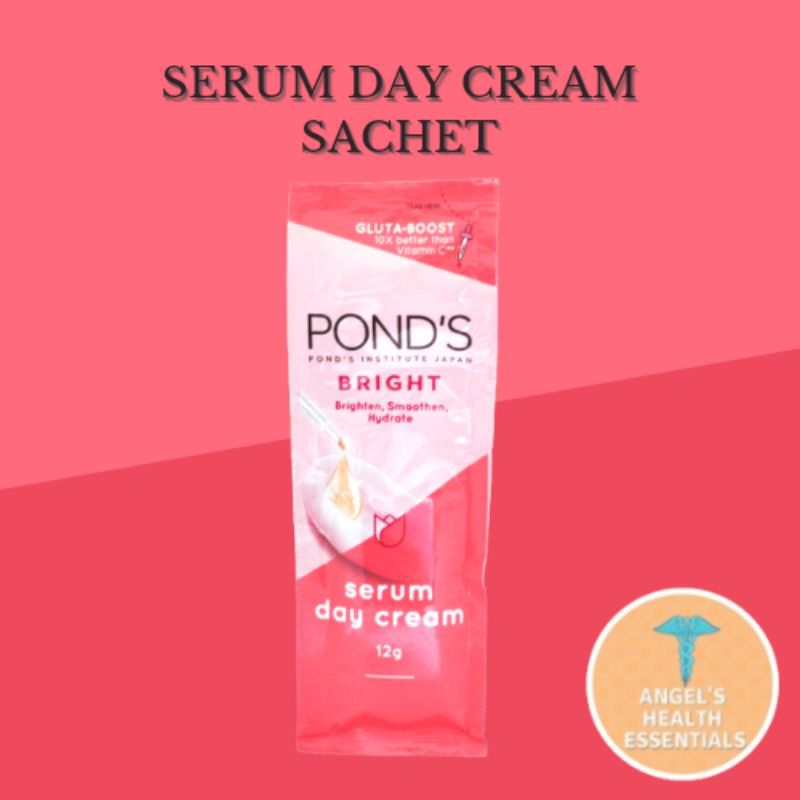 Ponds Bright Serum Day Cream Sachet 12g | Shopee Philippines