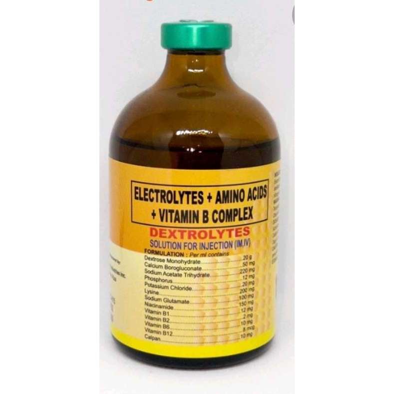 DEXTROLYTES 100ML (ELECTROLYTES + AMINO ACIDS + VITAMIN B COMPLEX ...