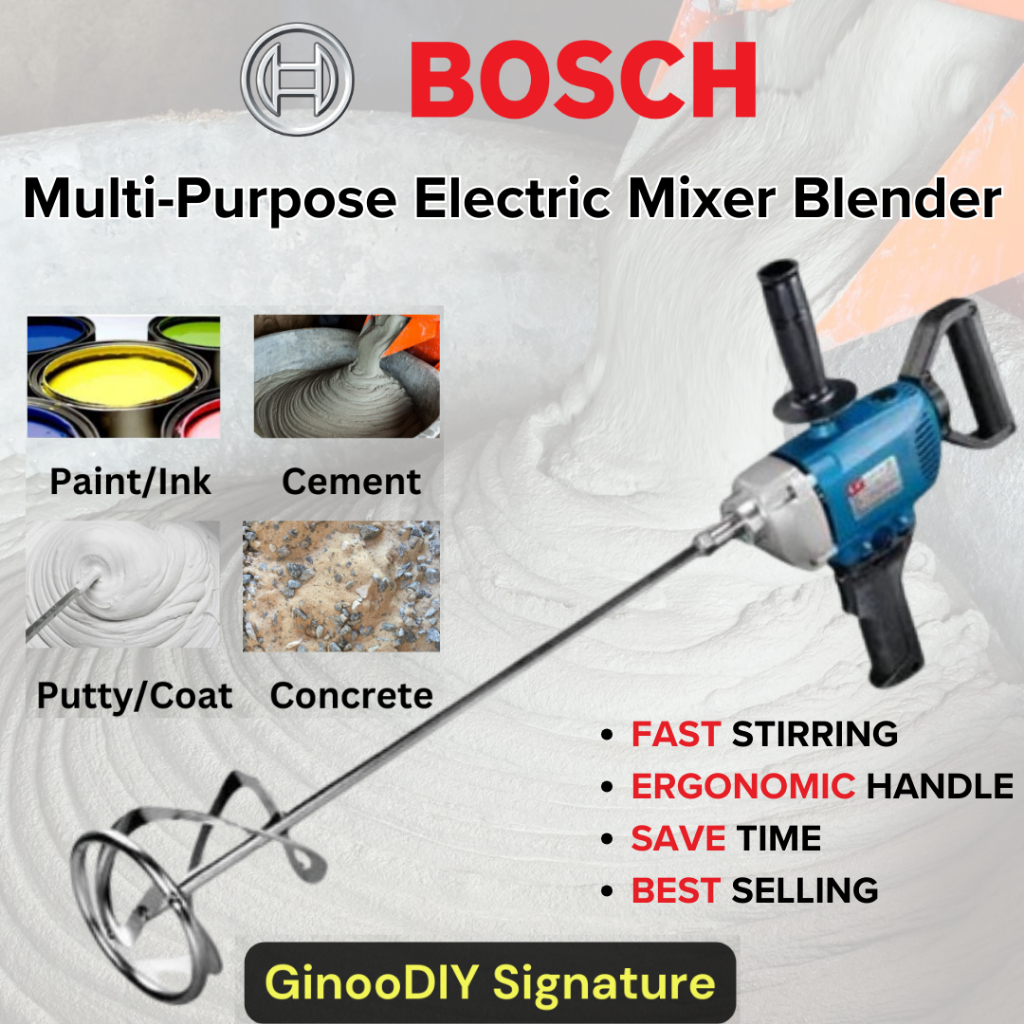 2000W Multifunctional Electric Mixer Blender Cement Concrete Paint Mixing  Sand Construction Material