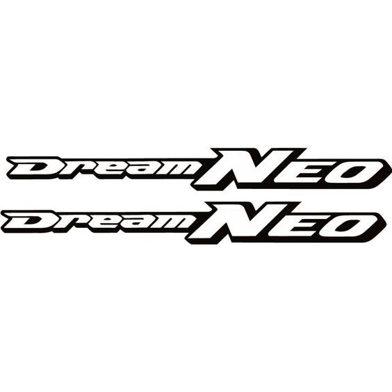 Honda Dream Neo PVC Vinyl Sticker Pair (100 Waterproof) Shopee