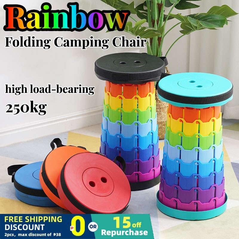 Folding Chair Portable Expandable Outdoor Folding Stool Camping Small ...