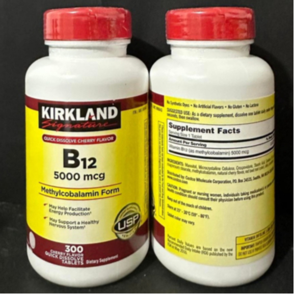 Kirkland Signature Vitamin B12, 5000 mcg (2026 EXP) Shopee Philippines
