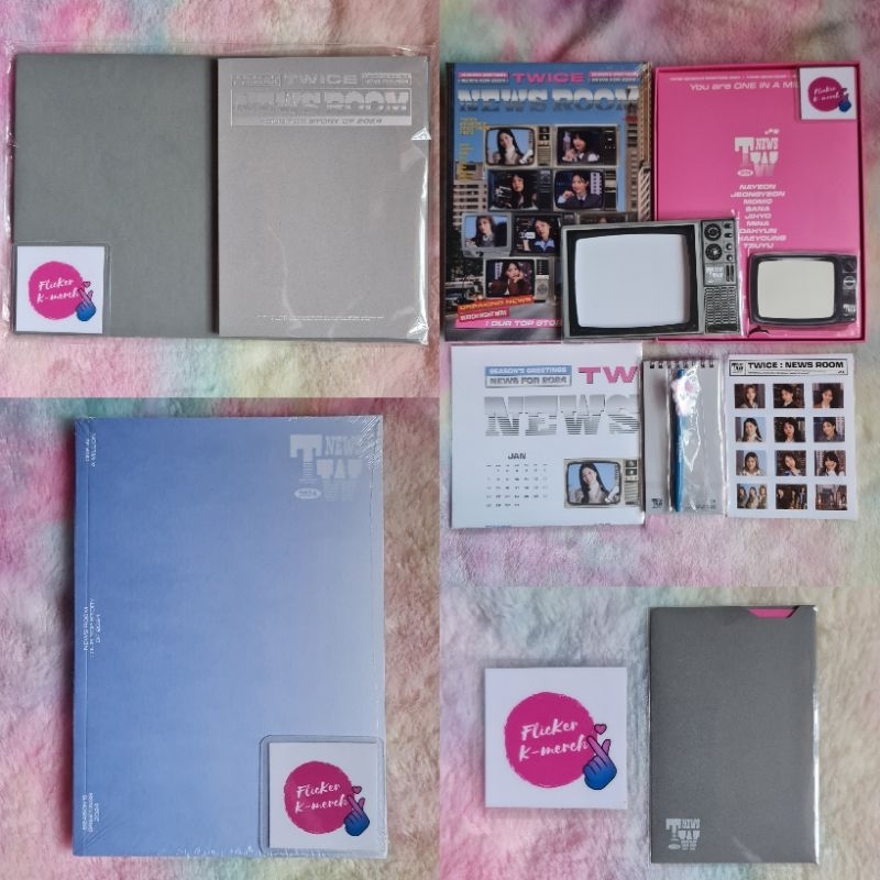 TWICE 2024 Season's Greetings News Room Benefit Photocard - JYP Shop Withmuu POB Original