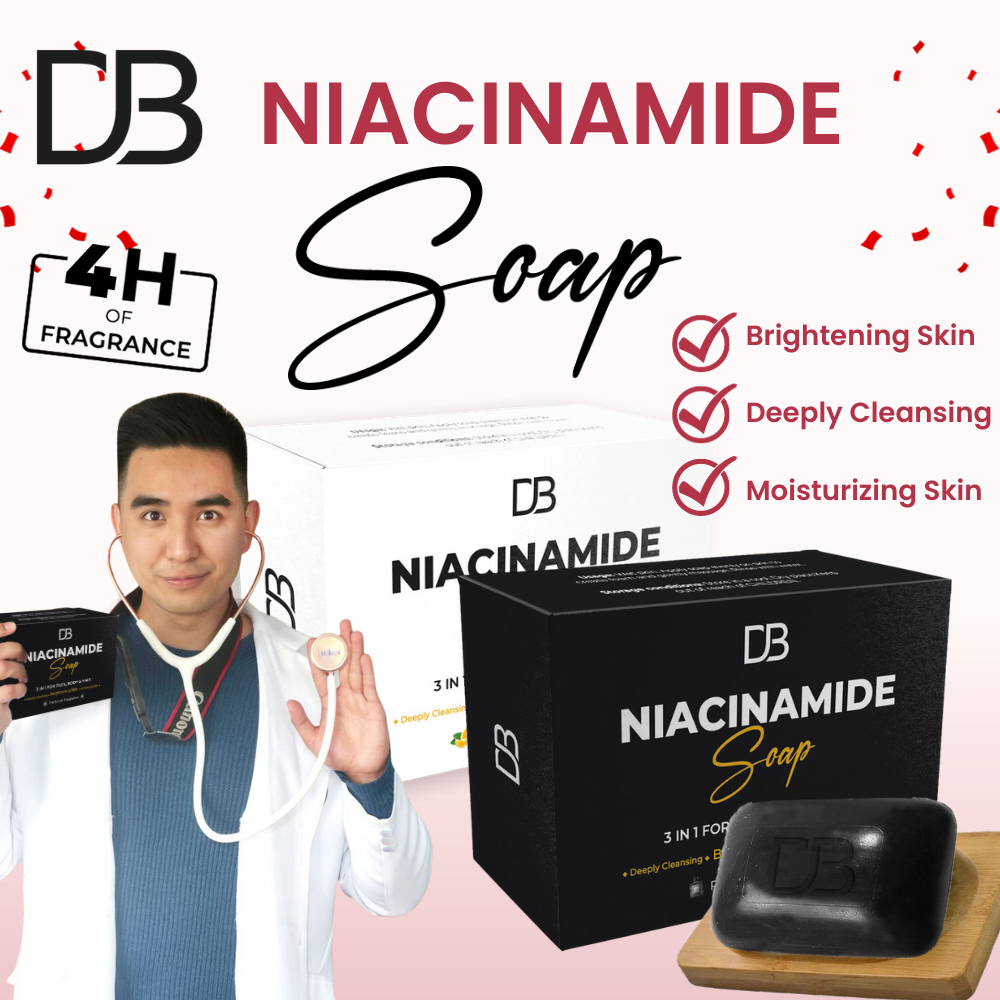 DB NIACINAMIDE SOAP FOR MEN 10x WHITENING SOAP Whitening All Skin Types