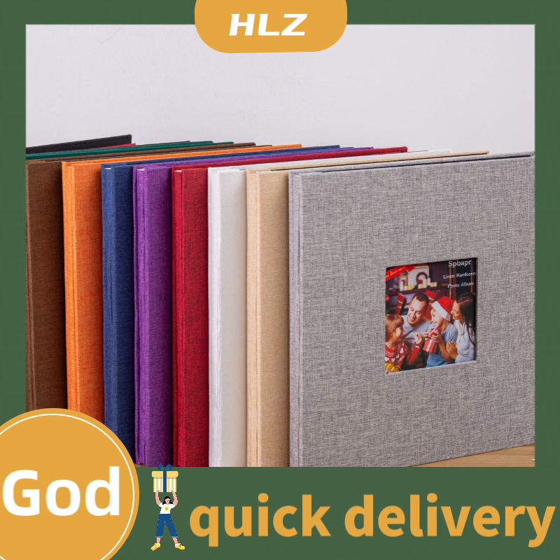 REGULAR SIZE SelfAdhesive Photo Album Linen Cover 20 Sheets 40 Pages