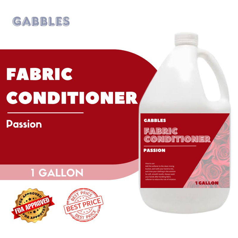 Gabbles Fabric Conditioner Passion 1 Gallon | Shopee Philippines