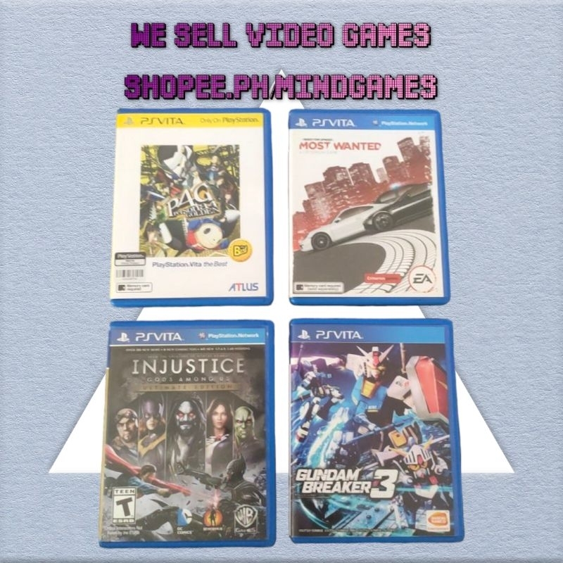 PS Vita Games Original Shopee Philippines