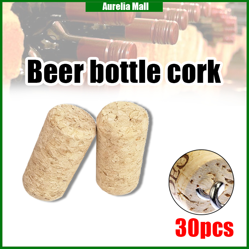 30PCS Natural 22*44mm Tapered Corks Stopper Functional Portable For ...