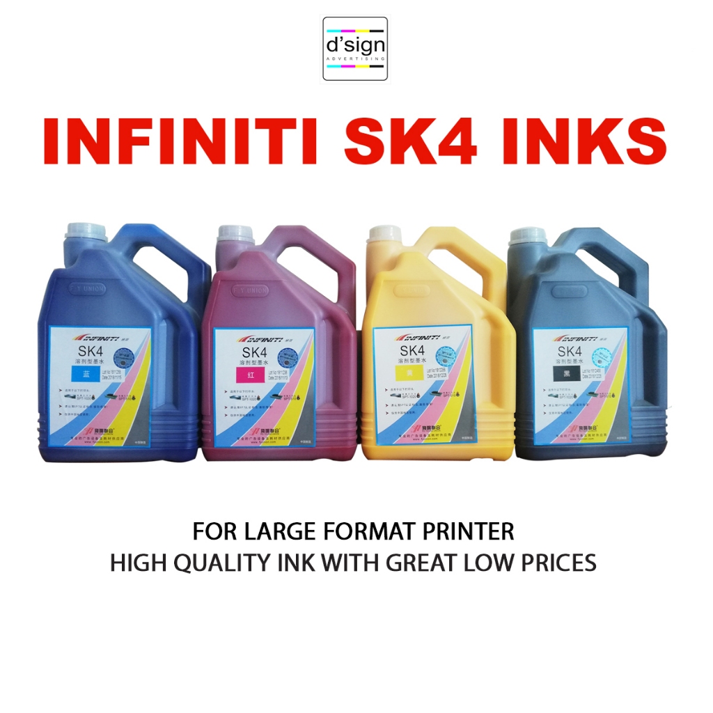 1 GALLON SK4 SOLVENT INKS | Shopee Philippines