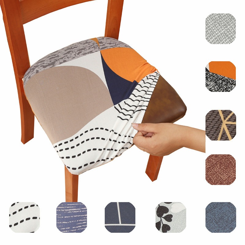 Office Swivel Chair Seat Cover Dining Room Chair Slipcover for Kitchen