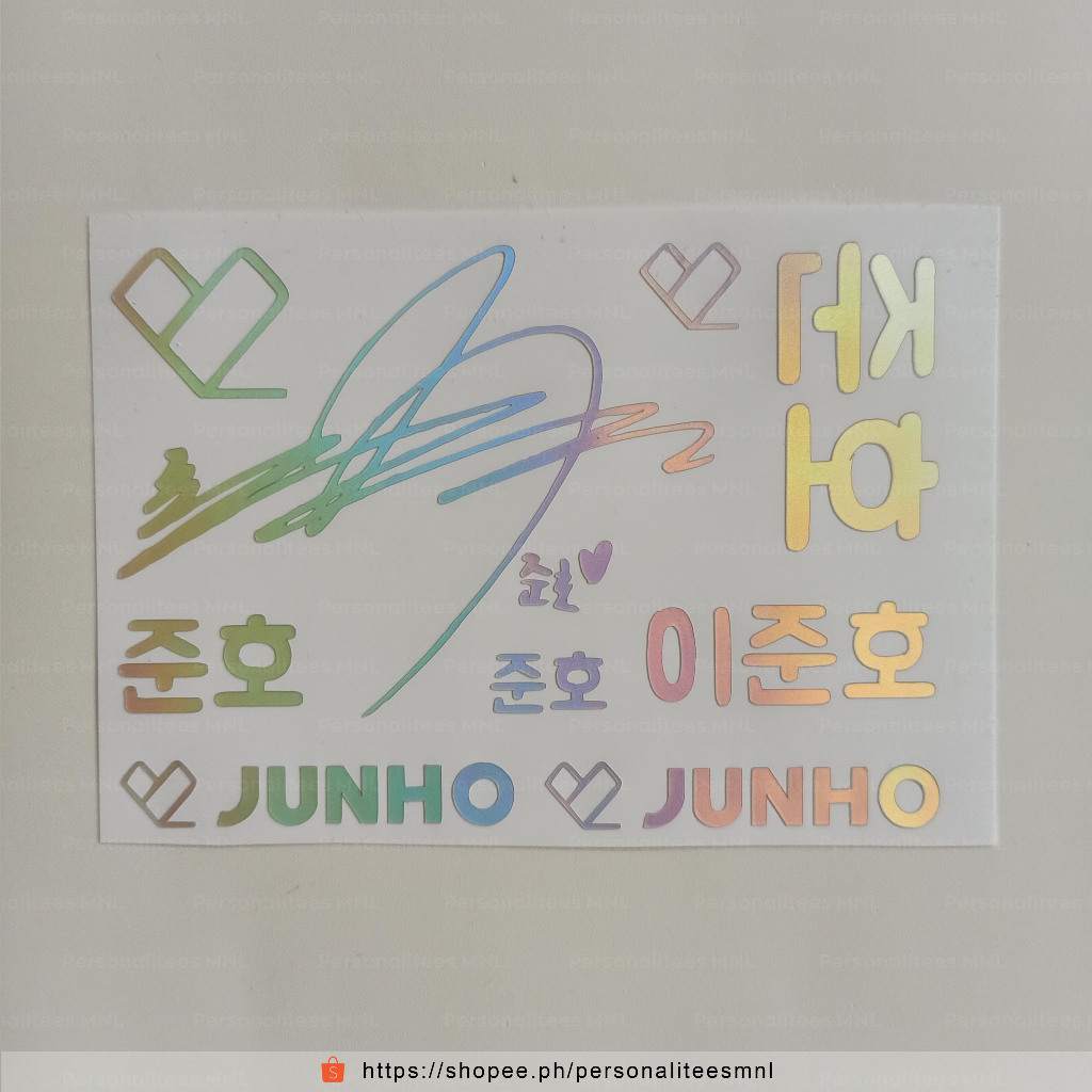 LEE JUNHO Decals (Waterproof Vinyl Stickers) | Shopee Philippines