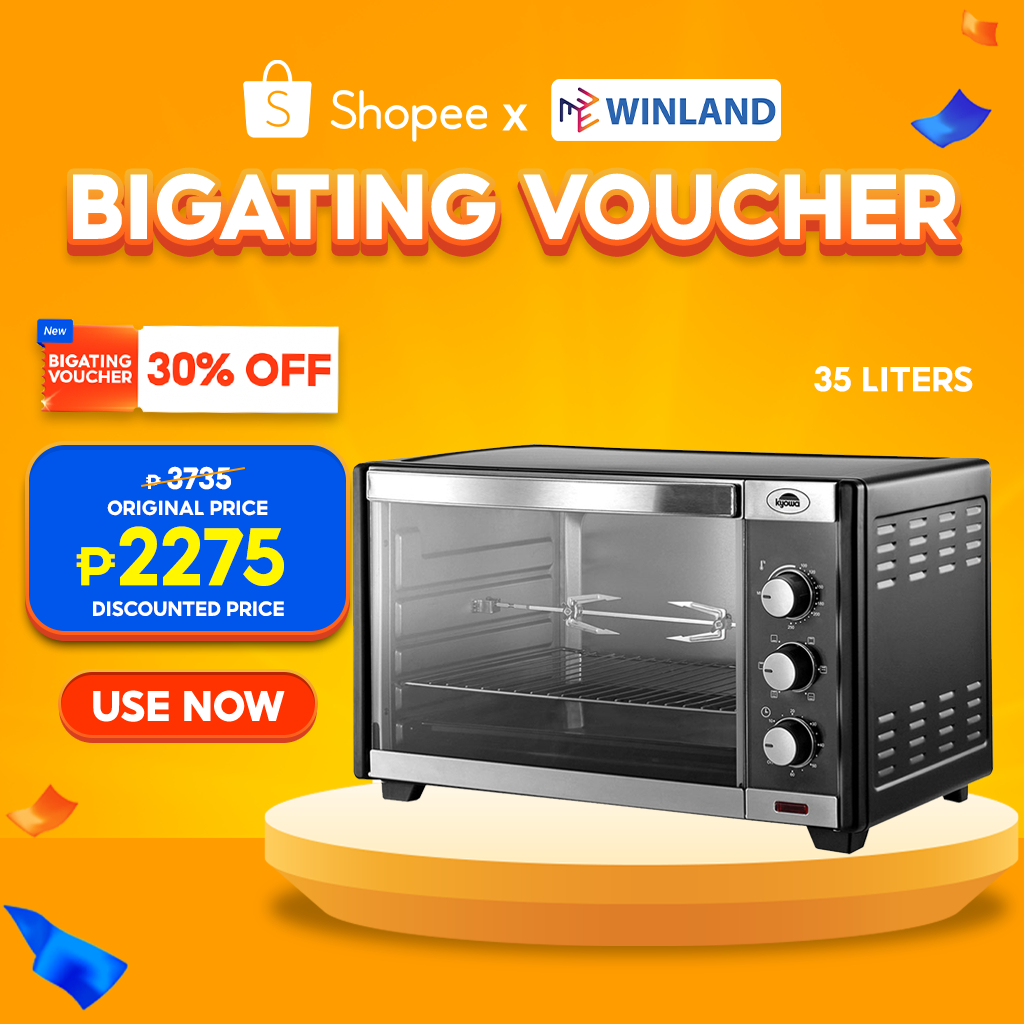Kyowa by Winland 28L / 35L Electric Oven for Baking w/ Rotisserie