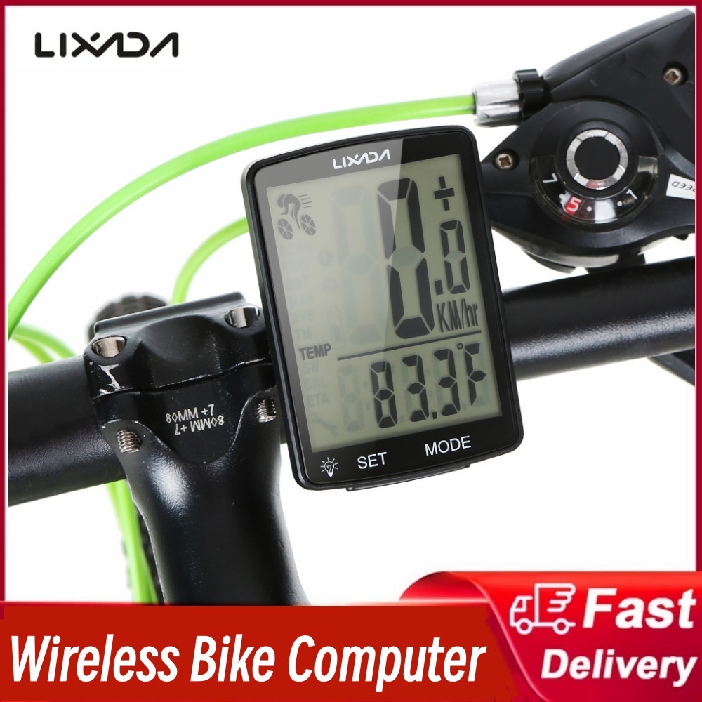 【LOCAL Shop】LIXADA Wireless Bicycle Bike Computer Mountain Bike