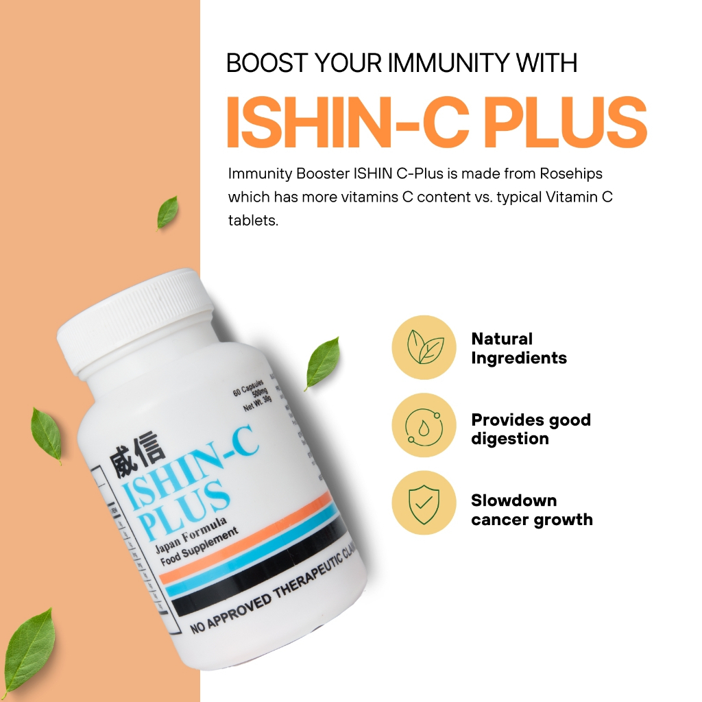 ISHIN PREMIUM GLUTATHIONE AND ISHIN-C PLUS COMBO DEAL - 60 CAPSULES |  Shopee Philippines
