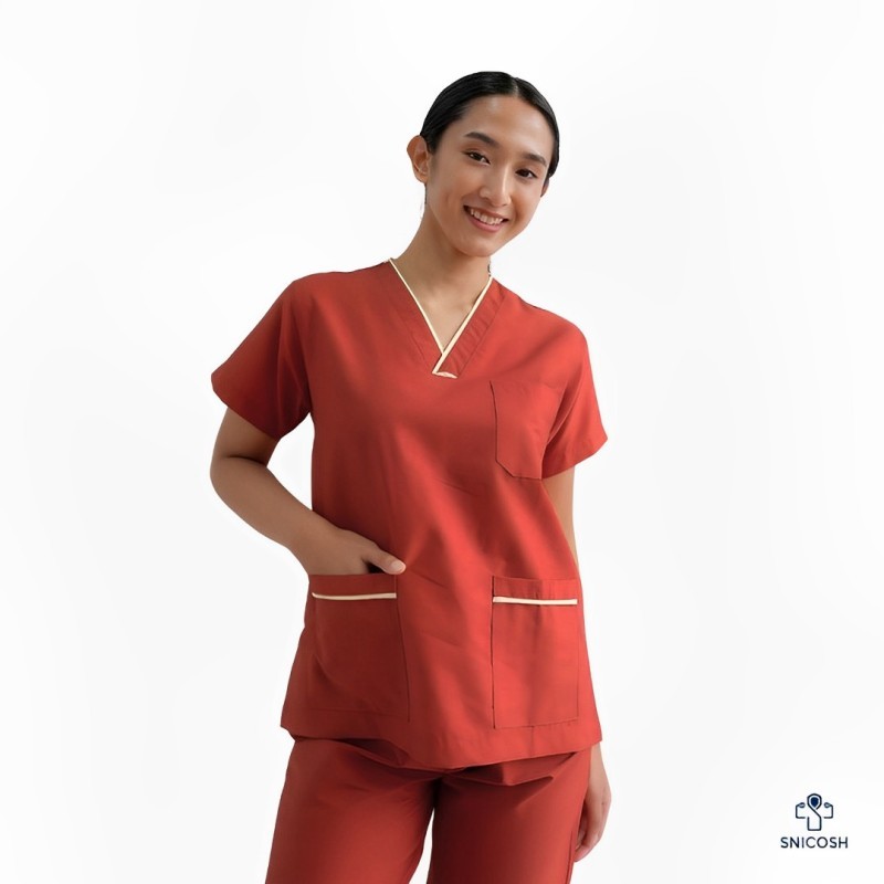 Snicosh Premium Cotton Scrub Suit Set Essential Collection Shopee Philippines 3719