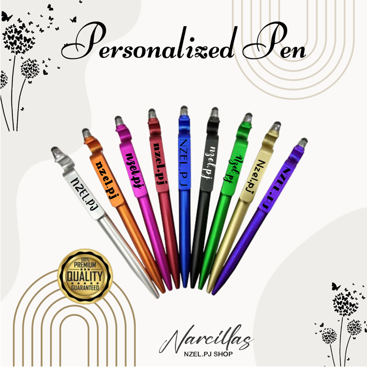 Personalized Stylus Pen | Multi Functional Pen | Ballpen -DECAL STICKER ...