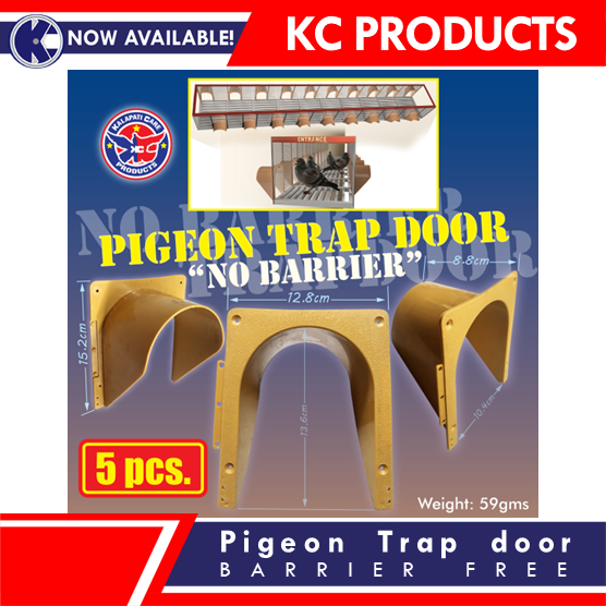 ₱100/5PCS Kalapati Care Products Pigeon Loft Trap Door, "NO BARRIER