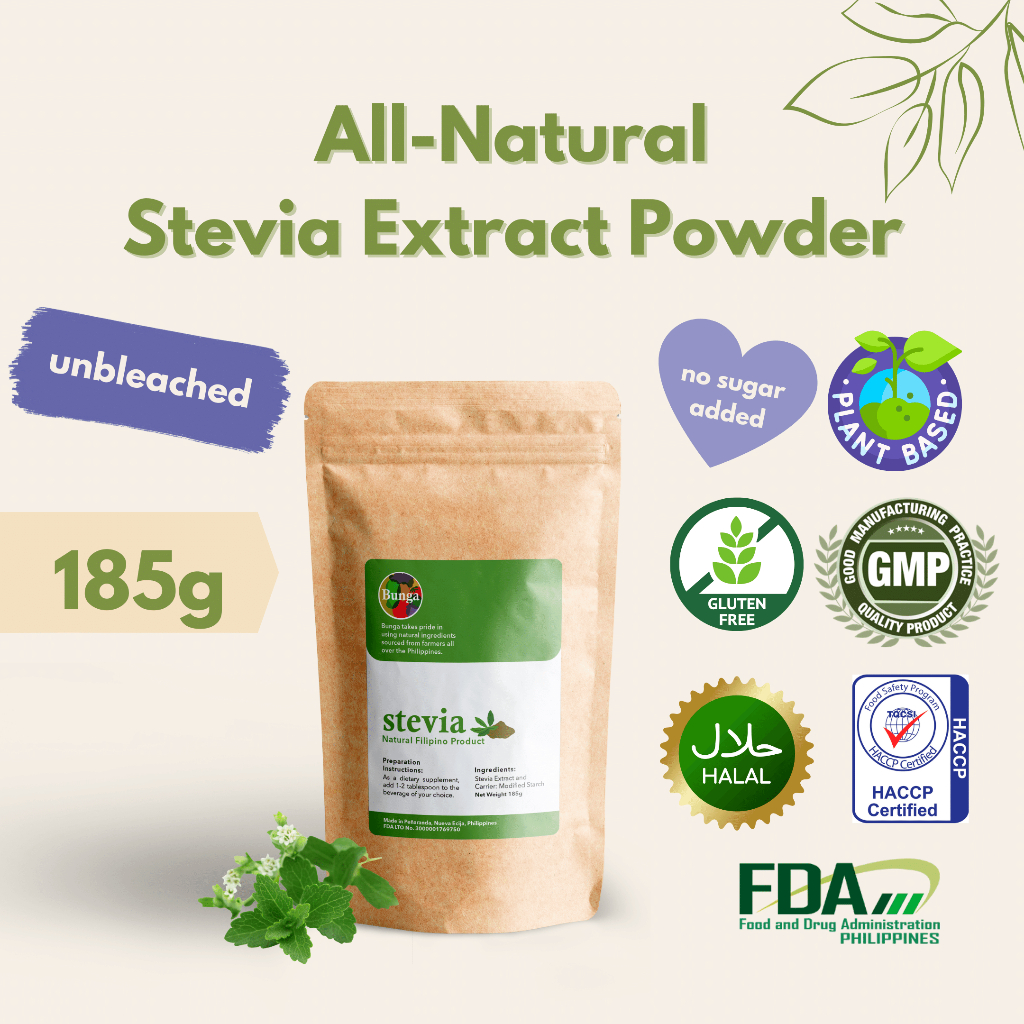 Natural Stevia Sweetener 185 grams Shopee Philippines