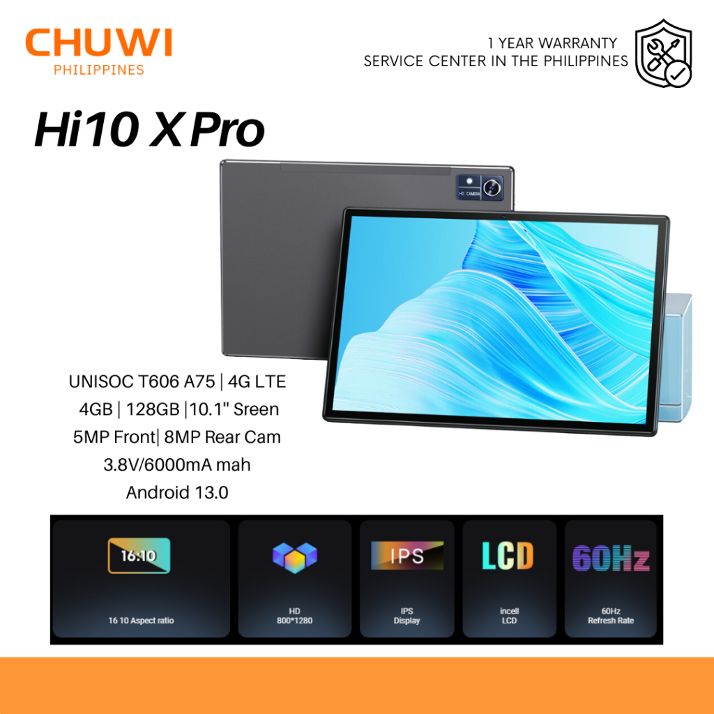 Chuwi Hi10 XPro Tablet Android 13 4G LTE | Shopee Philippines