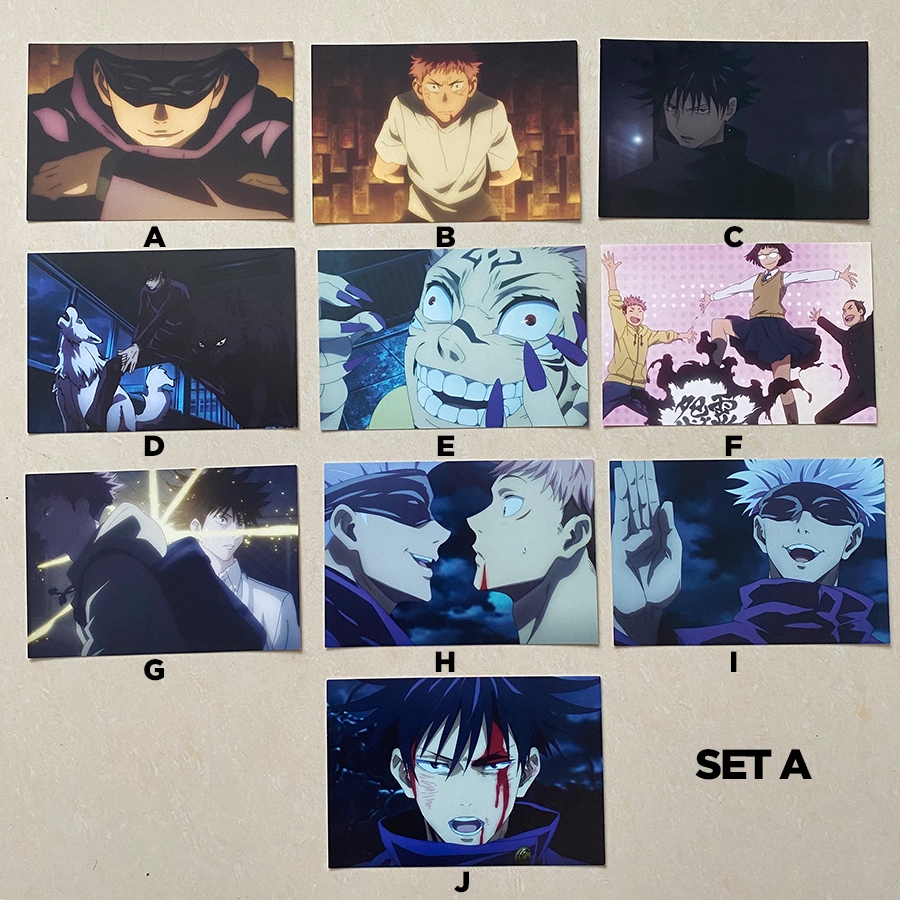 Jujutsu Kaisen Episodes 1-3 Official Scene Postcards 