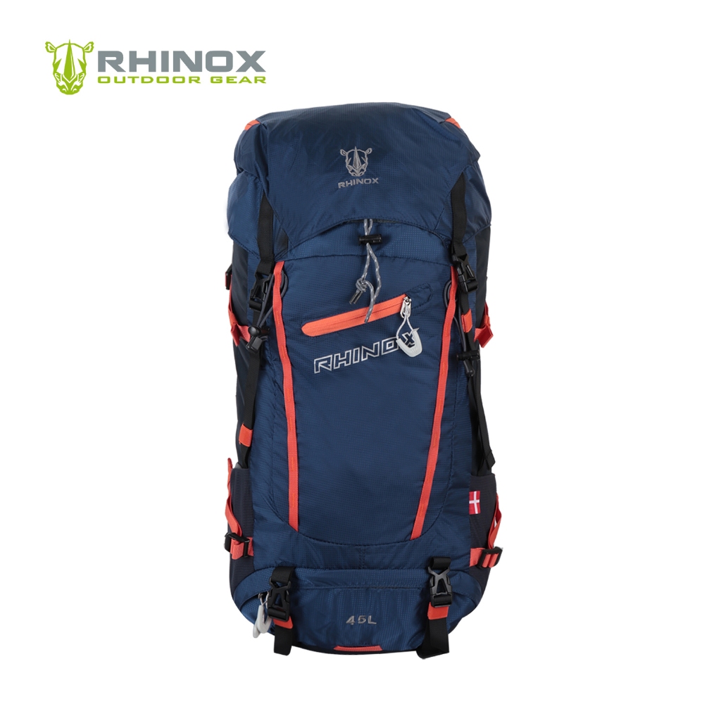 Rhinox 45L Backpacking Bag Rhinox 195 Mountaineering Bag With Fixed Back Steel Frame  main image 4