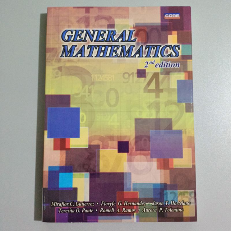 General Mathematics 2nd edition By: Gutierrez | Shopee Philippines