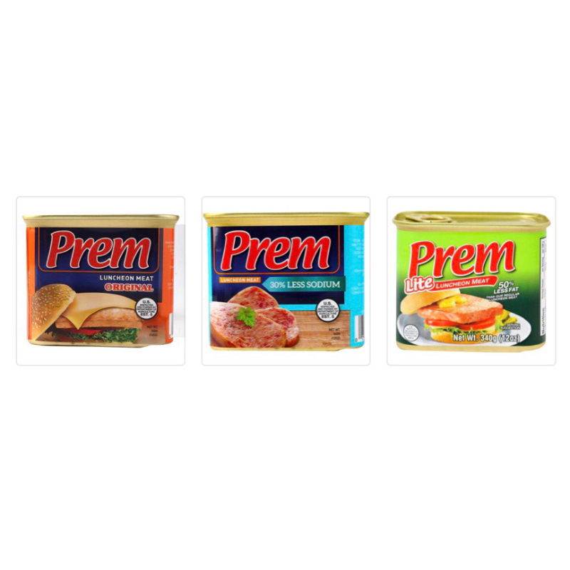 Prem Luncheon Meat original less sodium lite | Shopee Philippines
