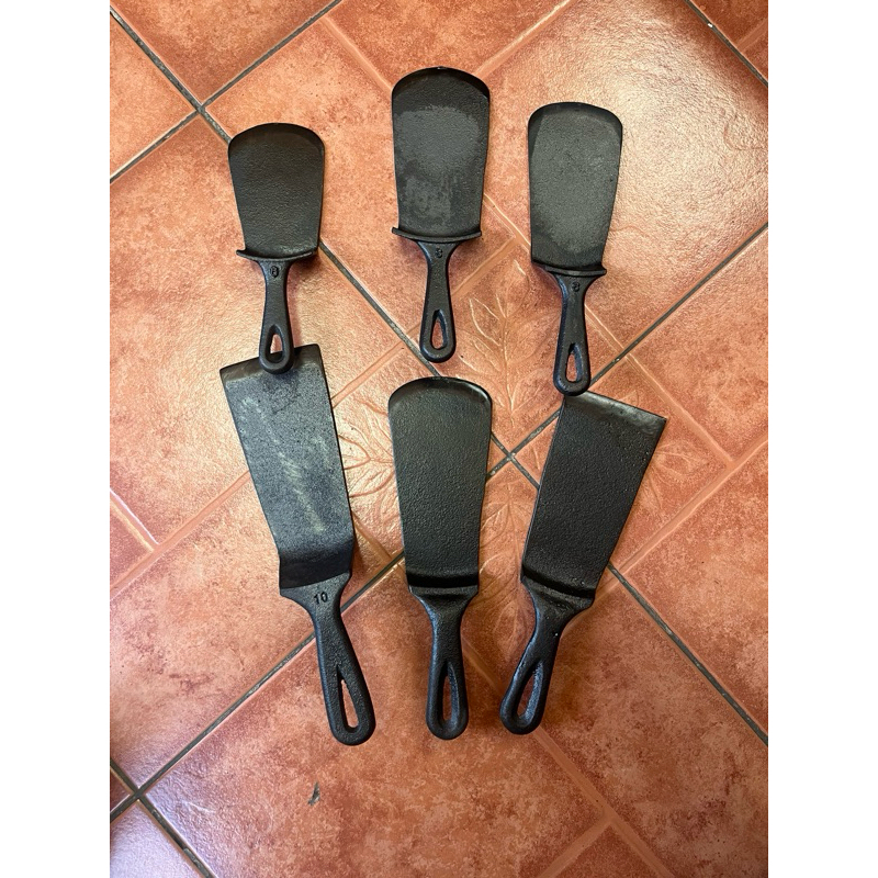 Cast Iron Spatula (Hand Cut sizes and design will vary) Filipino Made