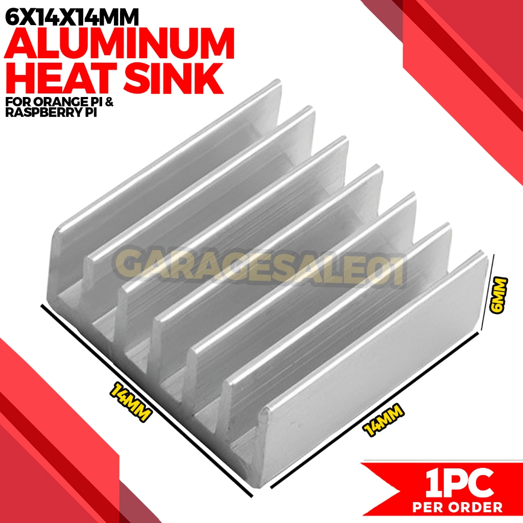 Aluminum Heat Sink Heatsink for Orange Pi Raspberry Pi | Shopee Philippines