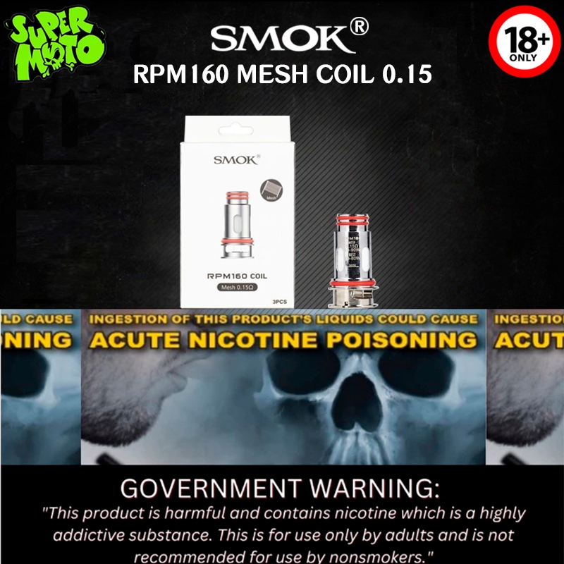 RPM 160 OCC 0.15 Mesh Coil Pod RPM 160 coil SMOK | Shopee Philippines