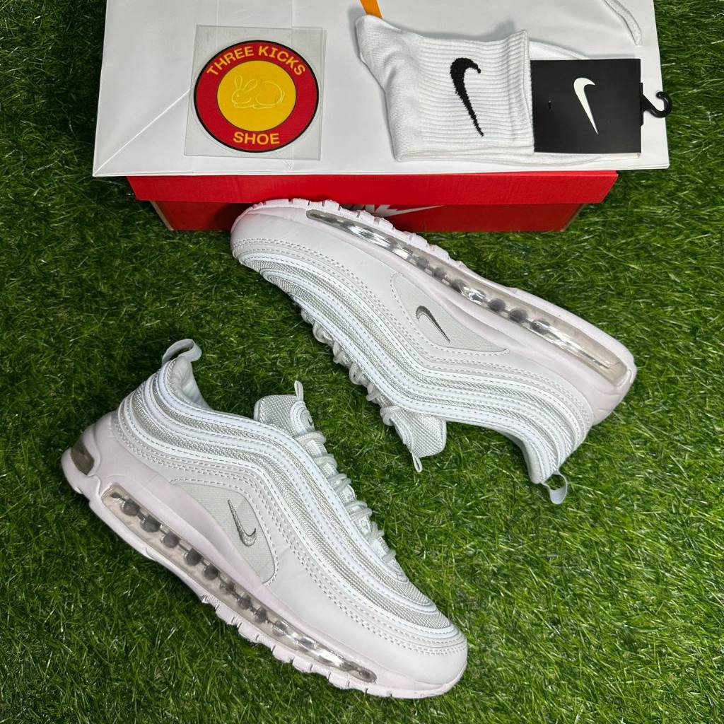 AIR MAX 97 white with FREE socks and paper bag Shopee Philippines