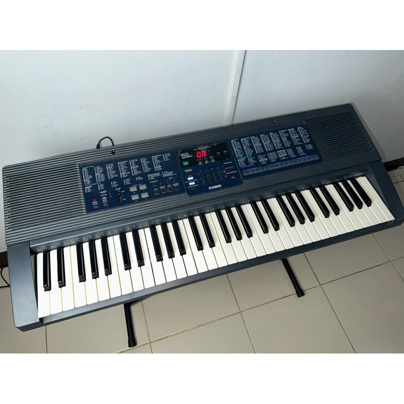 Casio CTK680 Touch Response Piano Keyboard Organ 61 Keys Shopee