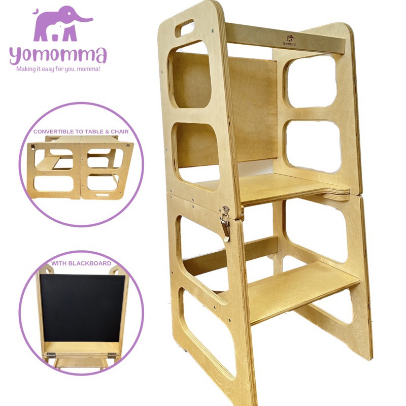 Yomomma Convertible Learning Tower | Shopee Philippines