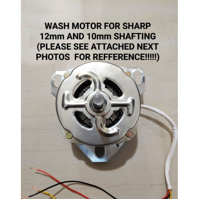 sharp wash motor 12mm and 10mm (mas mura pag rekta pm po) | Shopee ...