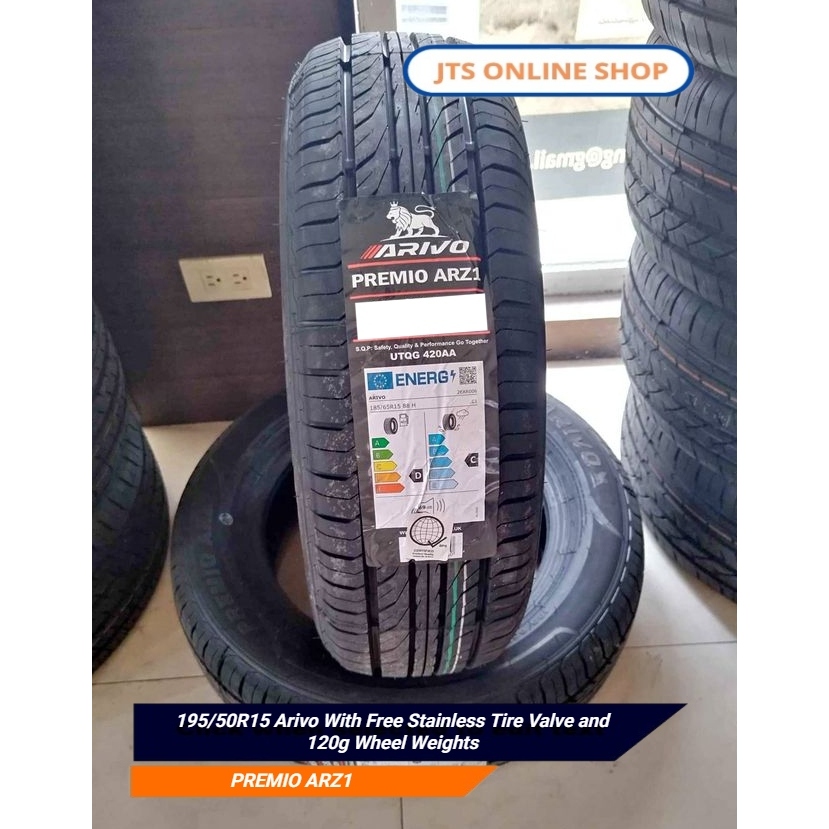 195/50R15 Arivo With Free Stainless Tire Valve and 120g Wheel Weights ...