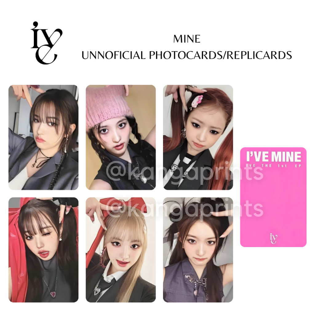 IVE MINE replicards (ssq POB) | Shopee Philippines