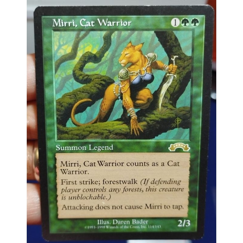 Mirri, Cat Warrior (Magic the gathering) | Shopee Philippines