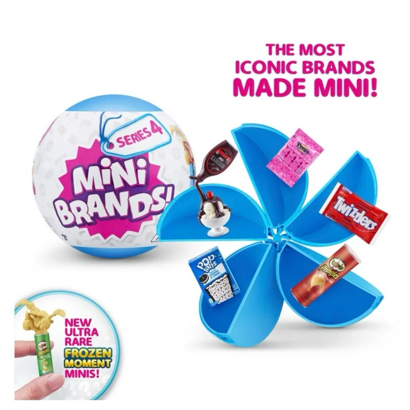 5 surprise mini brands series 4 ultra rare frozen moment minis