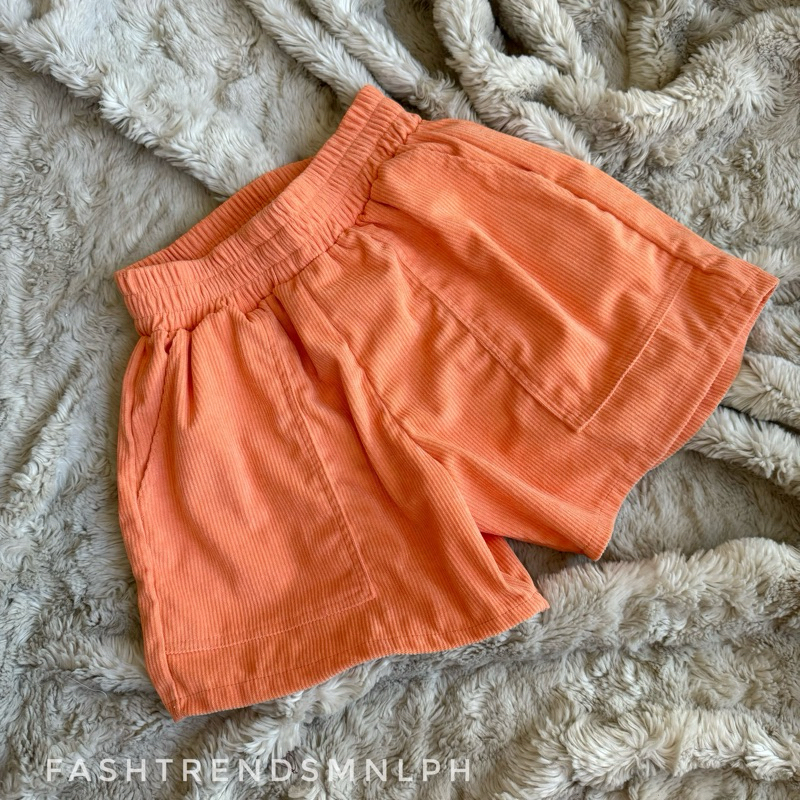 Bangkok Comfy Corduroy High Waist Shorts Shopee Philippines 5518