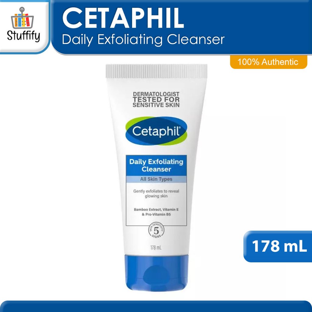 CETAPHIL Daily Exfoliating Cleanser 178ml (For Oily and Sensitive Skin / Gentle and