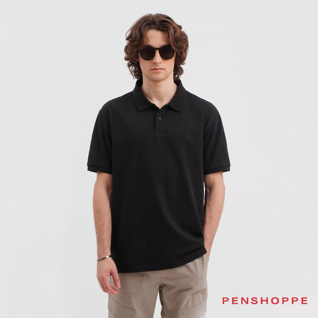 penshoppe polo black