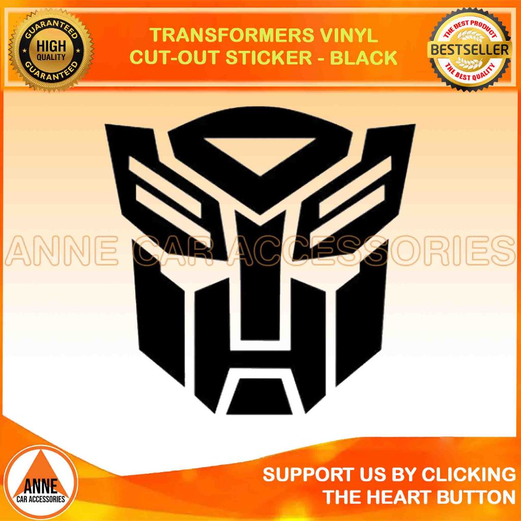 Motorcycle Car Bike Vinyl Cuout Sticker Transformer / Decals No Rusty