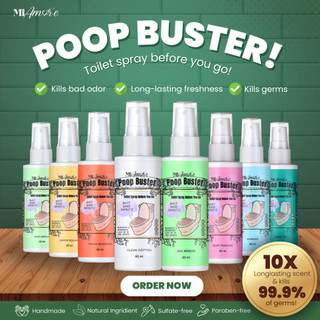 Poop Buster! Toilet Spray, Odor Eliminator, POOP spray before you go ...