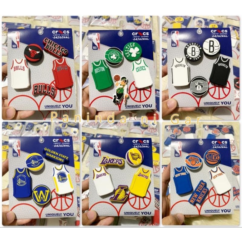 Crocs NBA Jibbitz 5 Pack (nba collection) Shopee Philippines