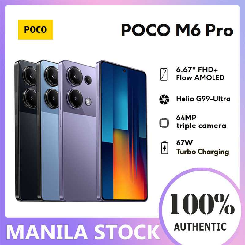 POCO M6 Pro 8+256GB | 12+512GB Global Version【in 1-year warranty】Helio ...