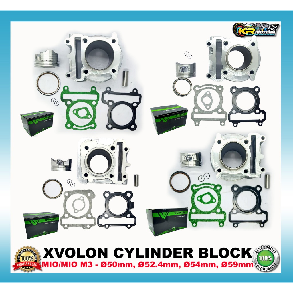 Cylinder Block Set for MIO Ø50mm/ Ø52.4mm/ Φ54mm/ Φ59MM Motorcycle ...