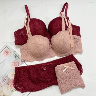 Set of 2) Zeneya Bra and Panty Set Terno Collection For Women
