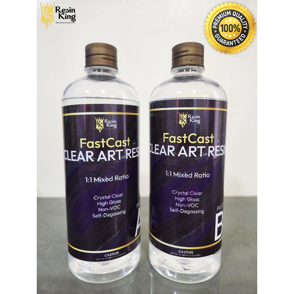 FastCast Clear Art Casting Resin 900g Set (1:1 Ratio) | Shopee Philippines