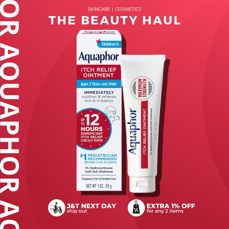 Aquaphor Children's Itch Relief Ointment Maximum Strength 1