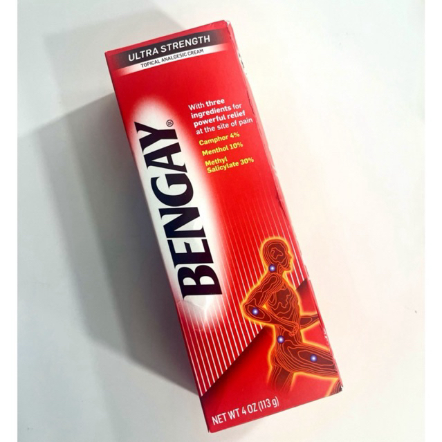 Bengay Topical Analgesic Cream, Ultra Strength, 4 Oz (113 G) | Shopee ...